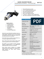 BCT 22 Basinc Transmitteri 1537