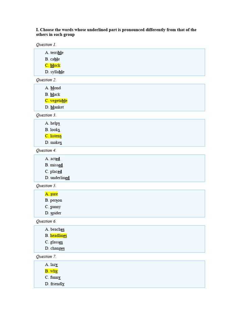 Key test for unit 3 phonetics vocabulary pdf language arts