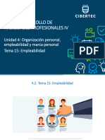 PPT Unidad 04 Tema 15 2022 04 Desarrollo de Hab Profesionales IV (SP4378) PDF
