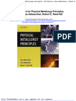 Solution Manual For Physical Metallurgy Principles 4th Edition Reza Abbaschian Robert e Reed Hill 2 Full Download