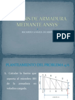 Análisis de Armadura Mediante Ansys®