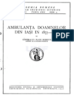 RADU ROSETTI - Ambulanța Doamnelor Din Iași În 1877-1878