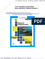 Solution Manual For Principles of Information Security 6th Edition Michael e Whitman Herbert J Mattord Full Download
