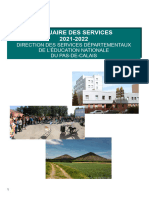Annuaire Des Services de La Dsden Du Pas de Calais 14435 - 0
