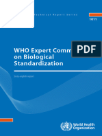 WHO Expert Committee On Biological Standardization, 1011