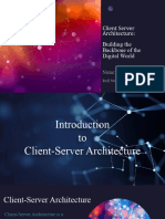 Client Server Architecture 