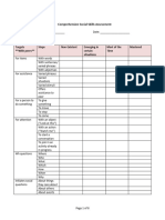 Social Skills Comprehensive Assessment 1