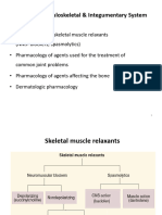Musculoskeletal Pharmacology, 2022-1