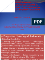 Pertemuan 2 Arti, Ruang Lingkup Historiografi Indonesia (1)