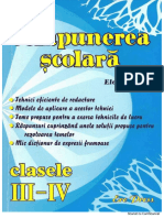 Compunerea Școlară - PDF Versiunea 1