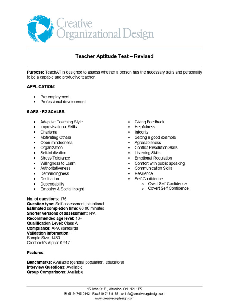teacher-aptitude-test-revised-download-free-pdf-psychological