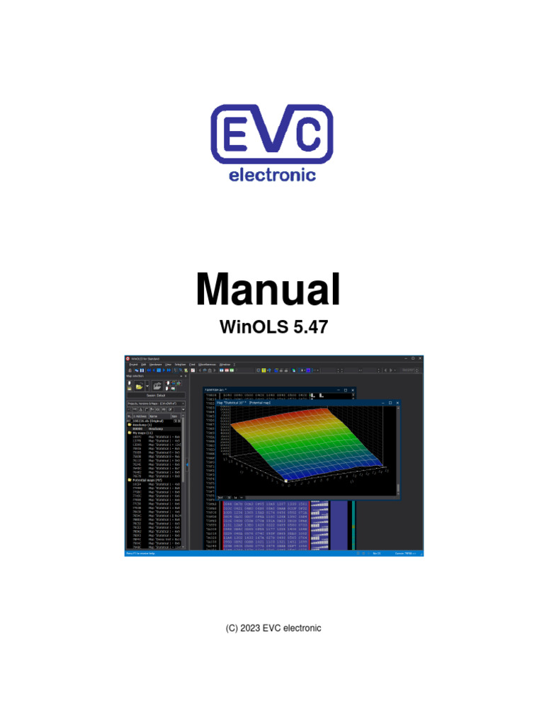 WinOLS 5.47 User Manual | PDF | Computing | Software