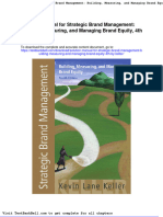Solution Manual For Strategic Brand Management Building Measuring and Managing Brand Equity 4th by Keller Full Download