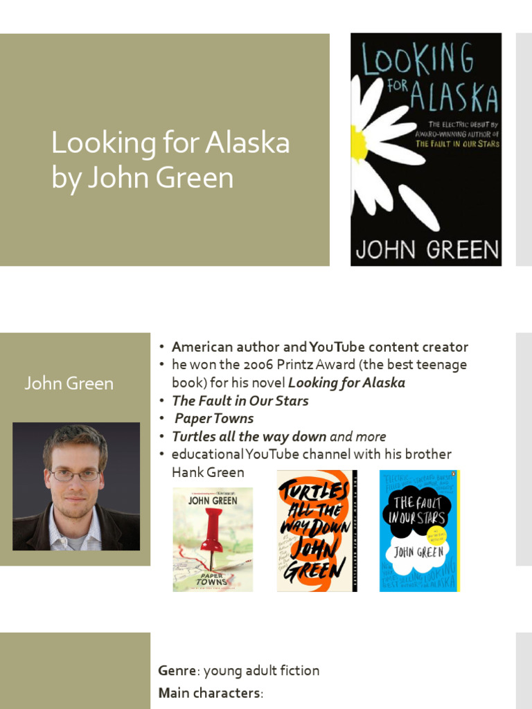 Looking For Alaska Book Review PDF
