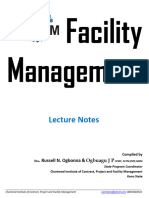 Facility Management Note