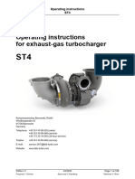 Operating Instructions For Exhaust-Gas Turbocharger