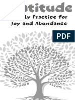 Gratitude A Daily Practice or Joy and Abundance