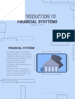 Introduction To Financial Systems
