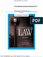 Solution Manual For Walston Dunham Introduction To Law 7th Full Download