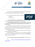 Regras para SubmissoSPE - 2023