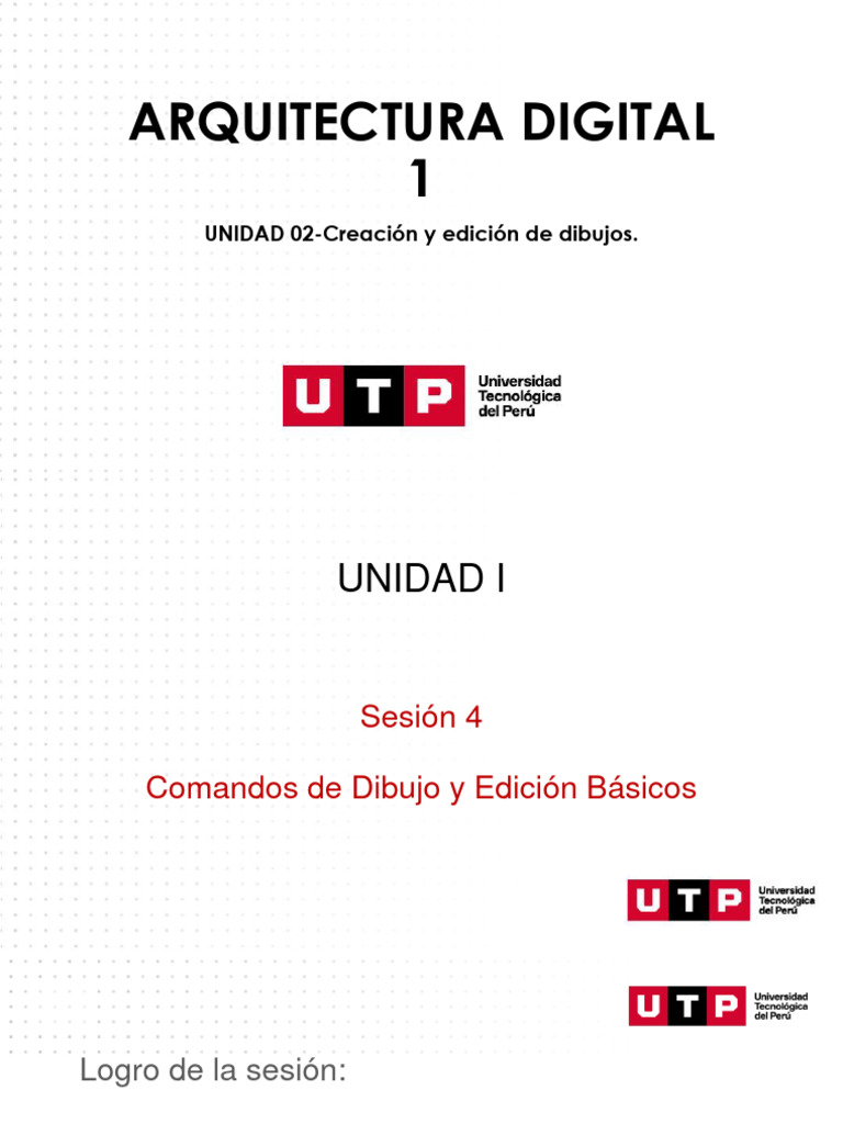 S04.s1 Comandos de Dibujo y Edicion | PDF | Dibujo | Cad automático