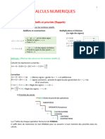 Calcul Numérique 3é