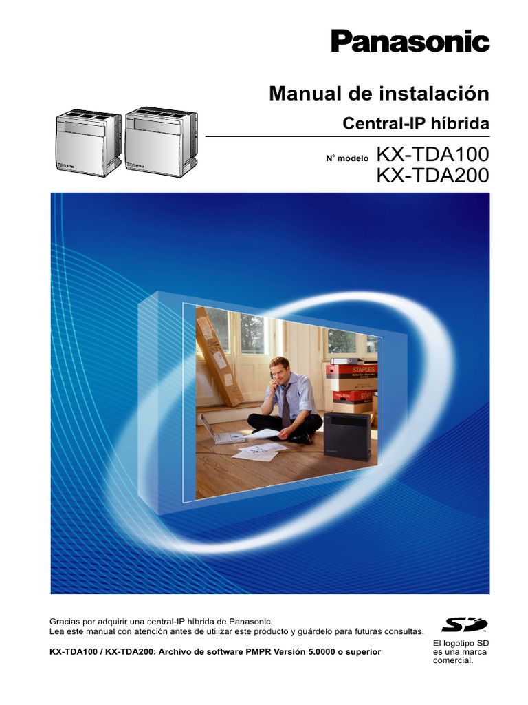 KX TDA100 KX TDA200 Central IP Hibrida Manual de Instalacion MPR 5 ...