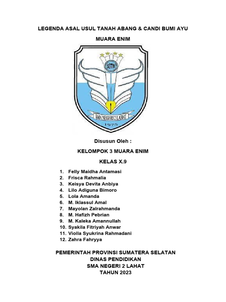 Legenda Asal Usul Tanah Abang | PDF