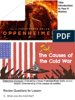 0 Causes of The Cold War Communism Vs Capitalism