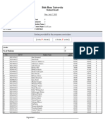 B.sc. in Sport Science (Regular) (Year-4 Section-1)