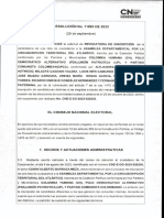 CNE Confirma Que Fuerza Ciudadana No Puede Inscribir Otro Candidato