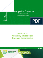 IFO Tema 9 Alcances y Limitaciones - Diseño de La Investigación