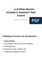 6 - Income of Other Persons Included in Assessee's Total