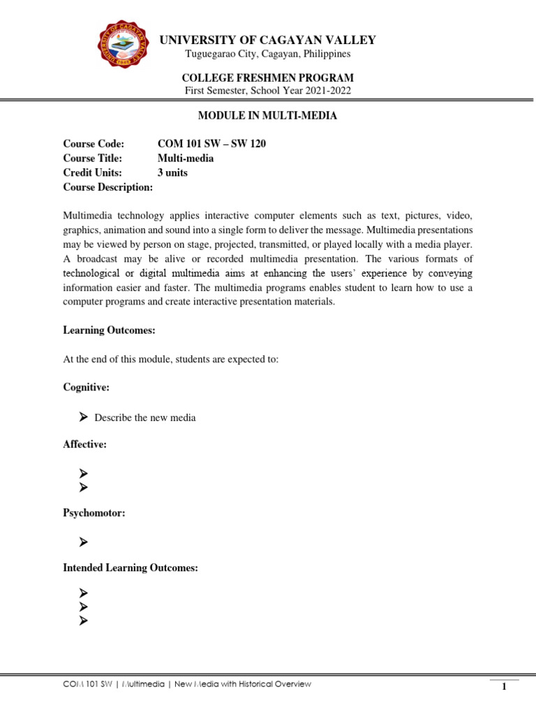 LESSON 5. Introduction To Multimedia | PDF | Multimedia | Image