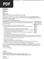 Import X, Y Coordinates From Excel Into AutoCAD - Between The Lines