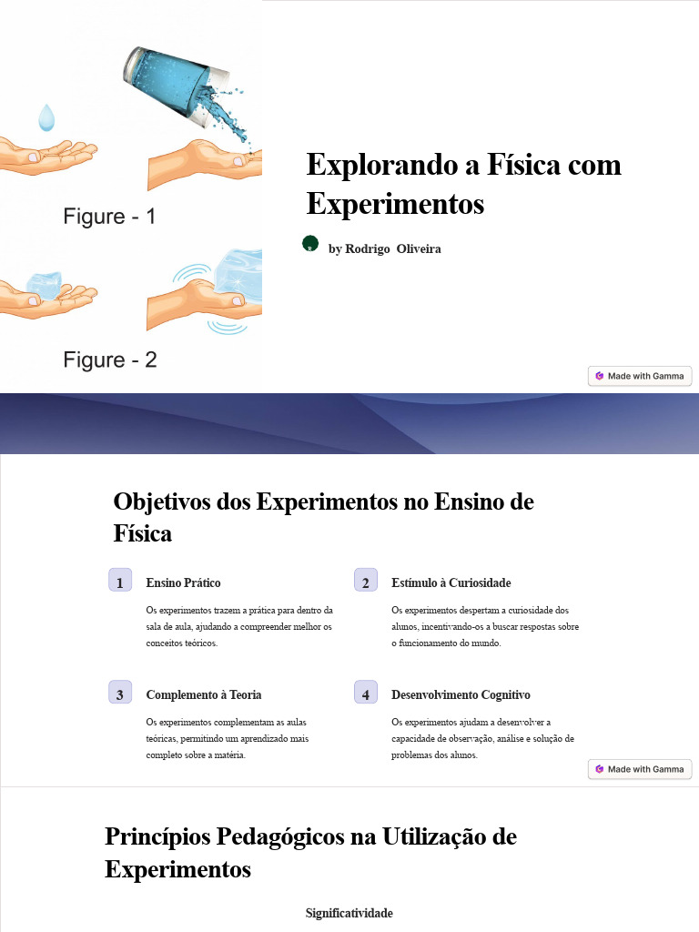 Explorando A Fisica Com Experimentos | PDF | Física | Aprendizado