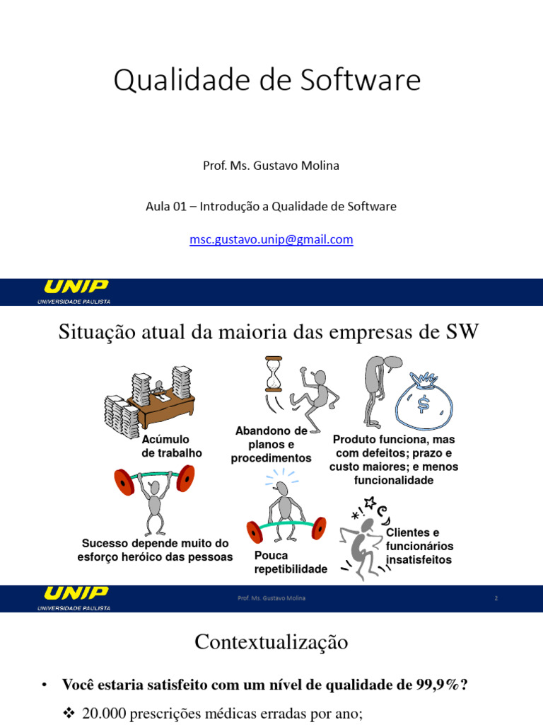 Introdução à Qualidade de Software | PDF | Qualidade (negócios ...