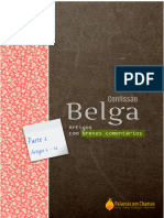 Confissão Belga Comentada (1) - Ebook Palavras em Chamas