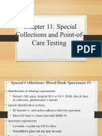 Special Collections and Point of Care Testing