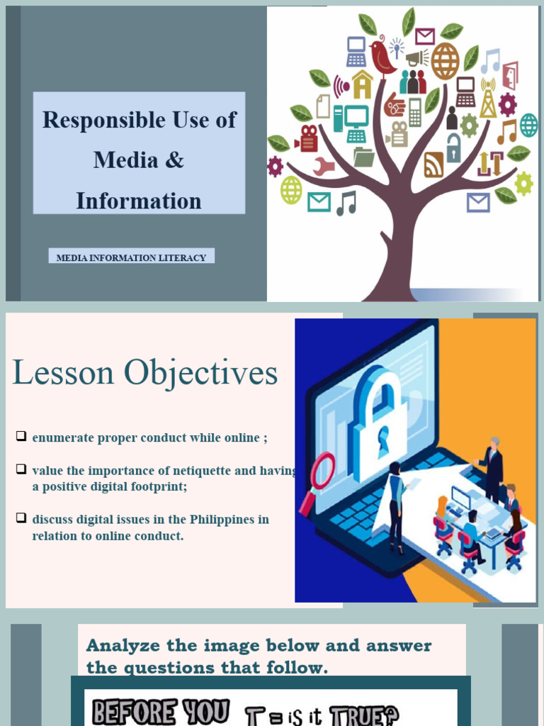 Responsible Media Use and Digital Citizenship | PDF