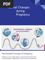 Normal Changes During Pregnancy 1