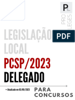 Legislação Local. PCSP. Delegado
