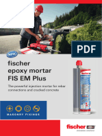 Installation Instructions Product Range FIS EM Plus - FISCHER Anchorage