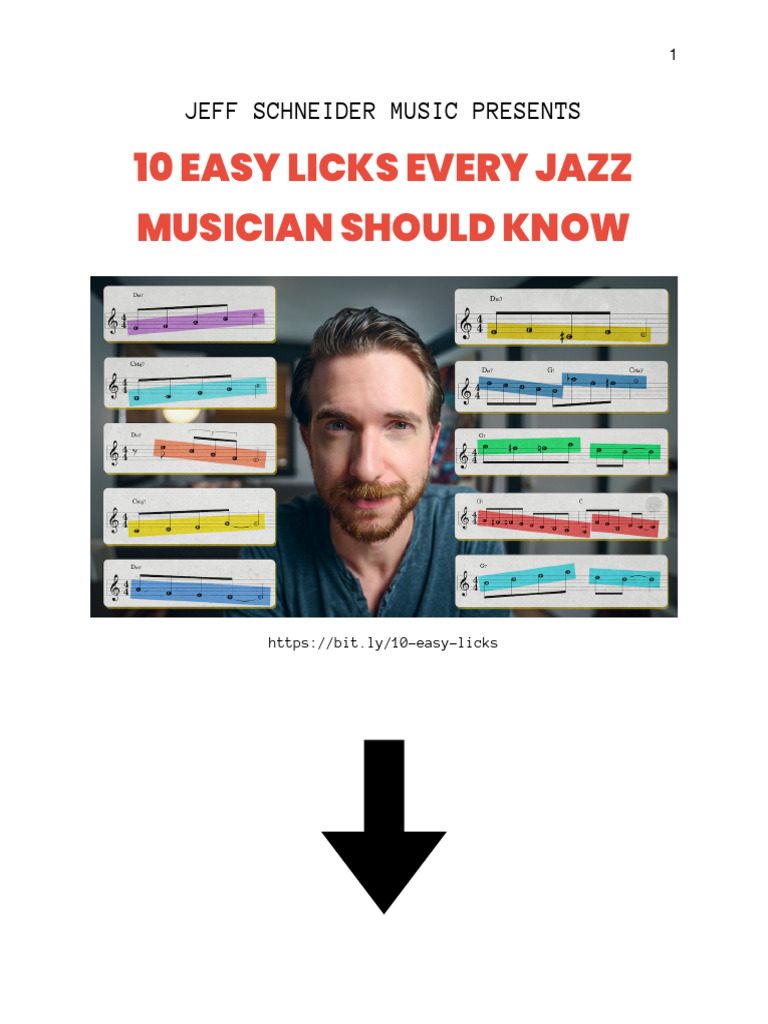 Easy Licks Every Jazz Musician Should Know | PDF