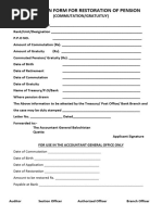 PD 3 Pension Refund Application Form | PDF