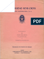 Glosario de Terminología Filosófica y Parapsicológica (Raúl Braun)