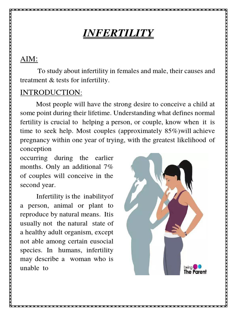 Infertility Causes and Treatments Guide | PDF