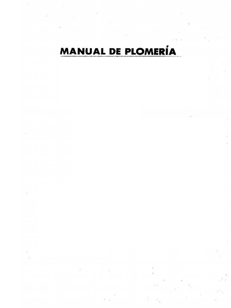 Manual El Libro Azul de Plomeria PDF
