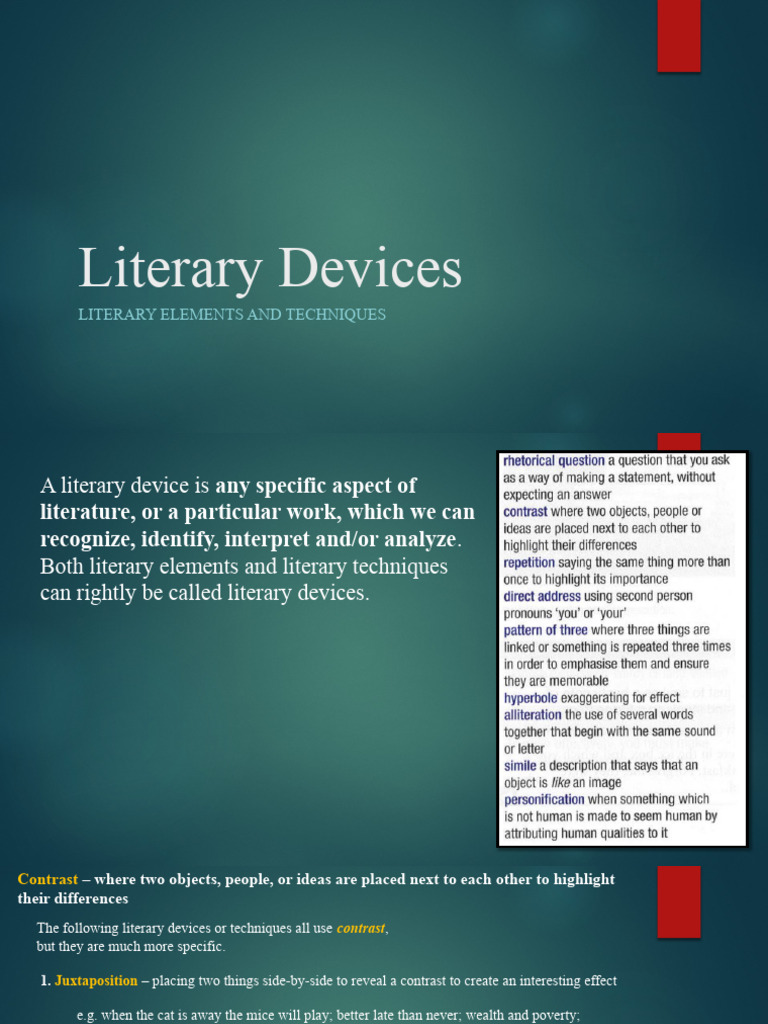 Literary Devices PDF