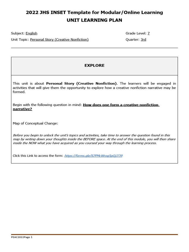 S8.6 2022 Unit Learning Plan For Modular Online Learning Template 4 PDF